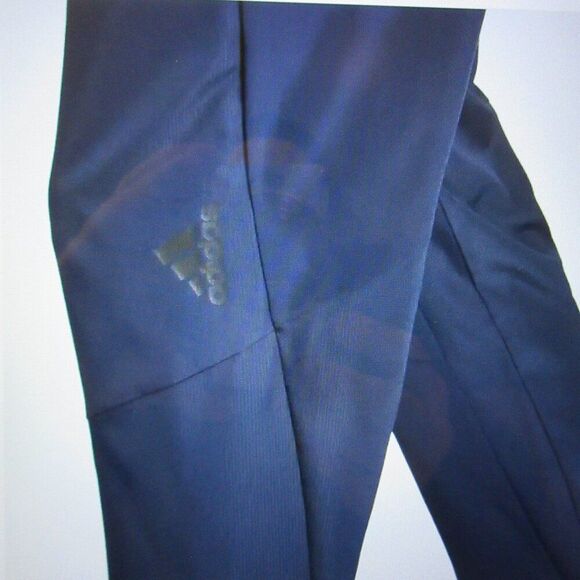 ADIDAS Mens Woven Pants Sz M Ink Dk Navy Blue Athletic Gym Workout Training NWT - Picture 2 of 12
